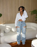 Hidden Jewel Cargo Jeans