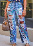 Vibe Check Graffiti Jeans