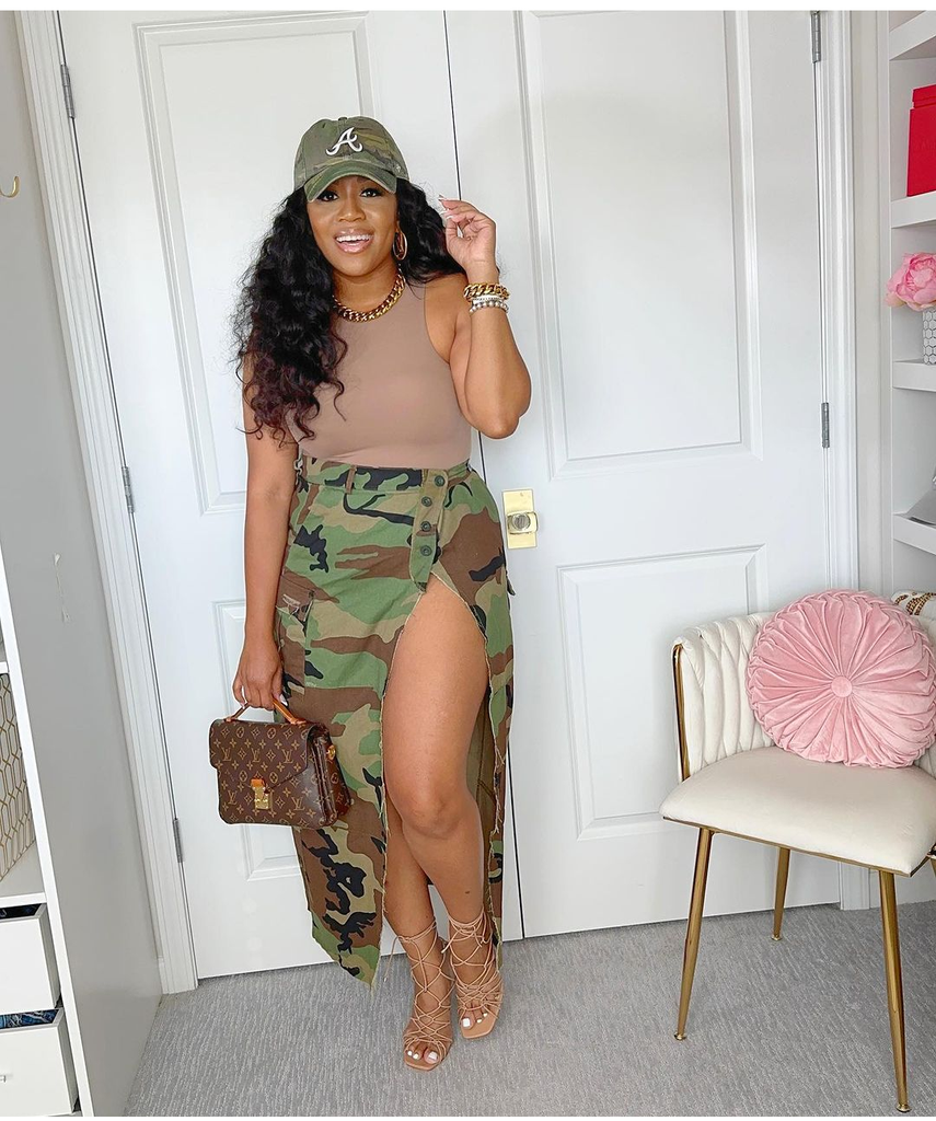 High Fashion Camo Skirt smith retail enterprise