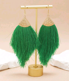 Bohemian Vacay Tassle Earrings