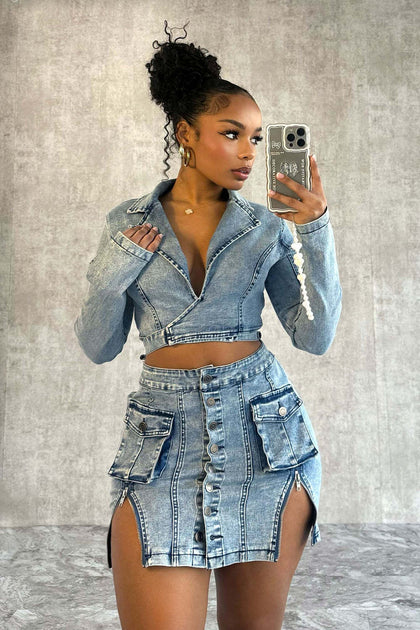 I'm Chosen Denim Dress