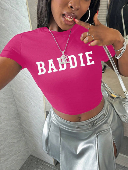 Baddie Tee (Pink)