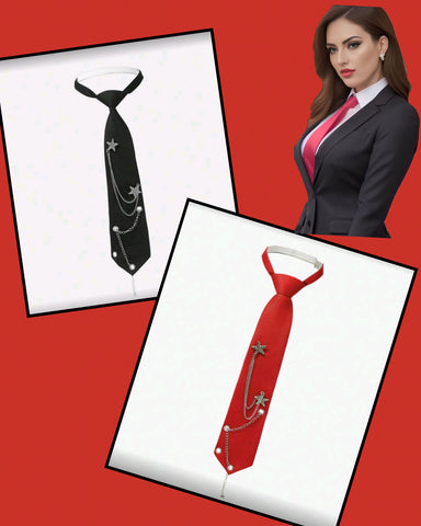 Iconic Metal Chain Tie