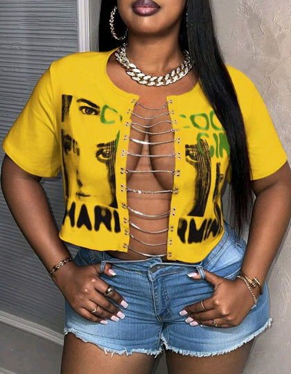 Top Tier Crop Top (Plus Size)