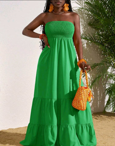Good Luck Maxi Dress (Plus Size)