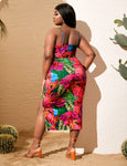 Bahamas Breeze Bodycon Dress (Plus Size)