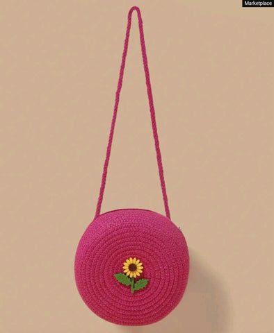 Summer Days Crochet Bucket (Bag)