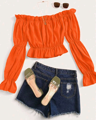 Cariel Ruffle Top