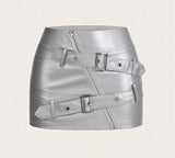 Y2K Belted Skirt