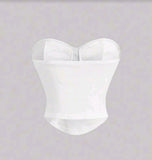Y2K Tube Top w Tie (White)