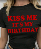 Kiss Me Birthday Tee (Plus)