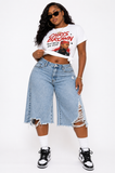 90's Vibe Capri Jeans