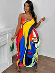Color Me Bad Maxi Dress (Plus Size)