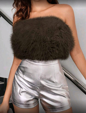 Foxy Brown Furry Top