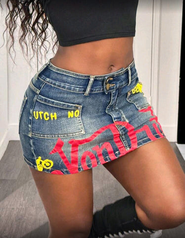 Dutche Vibes Mini Skirt