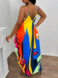 Color Me Bad Maxi Dress (Plus Size)