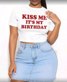 Kiss Me Birthday Tee (Plus)