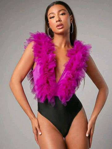 Baddie Club Bodysuit Top