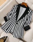 Stripe Me Down Blazer