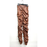 Foxy Brown Faux leather Shirring Pants